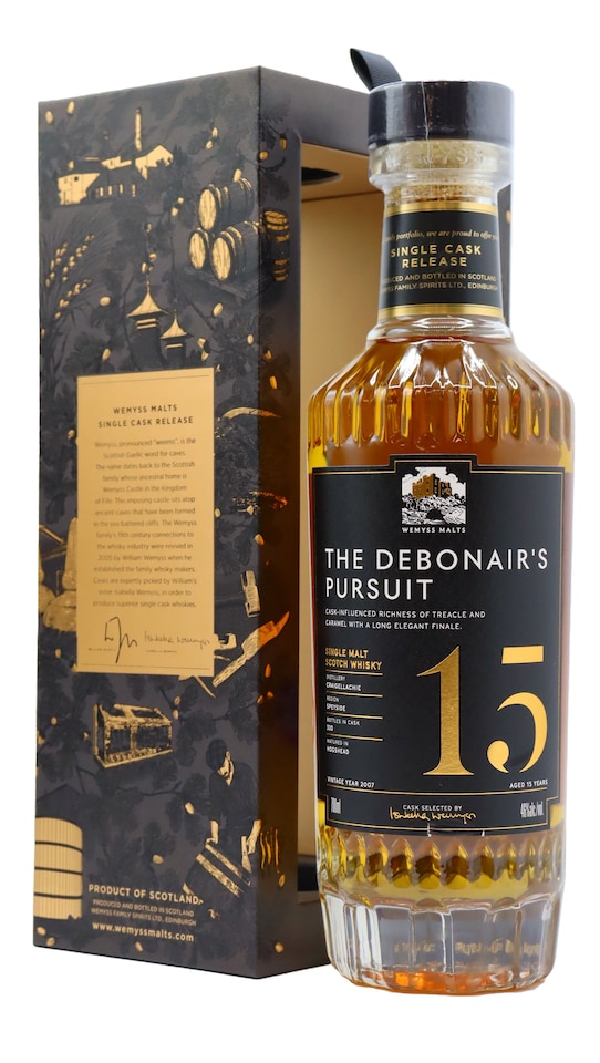Craigellachie - Wemyss Malts - The Debonair's Pursuit Single Cask 2007 15 year old Whisky