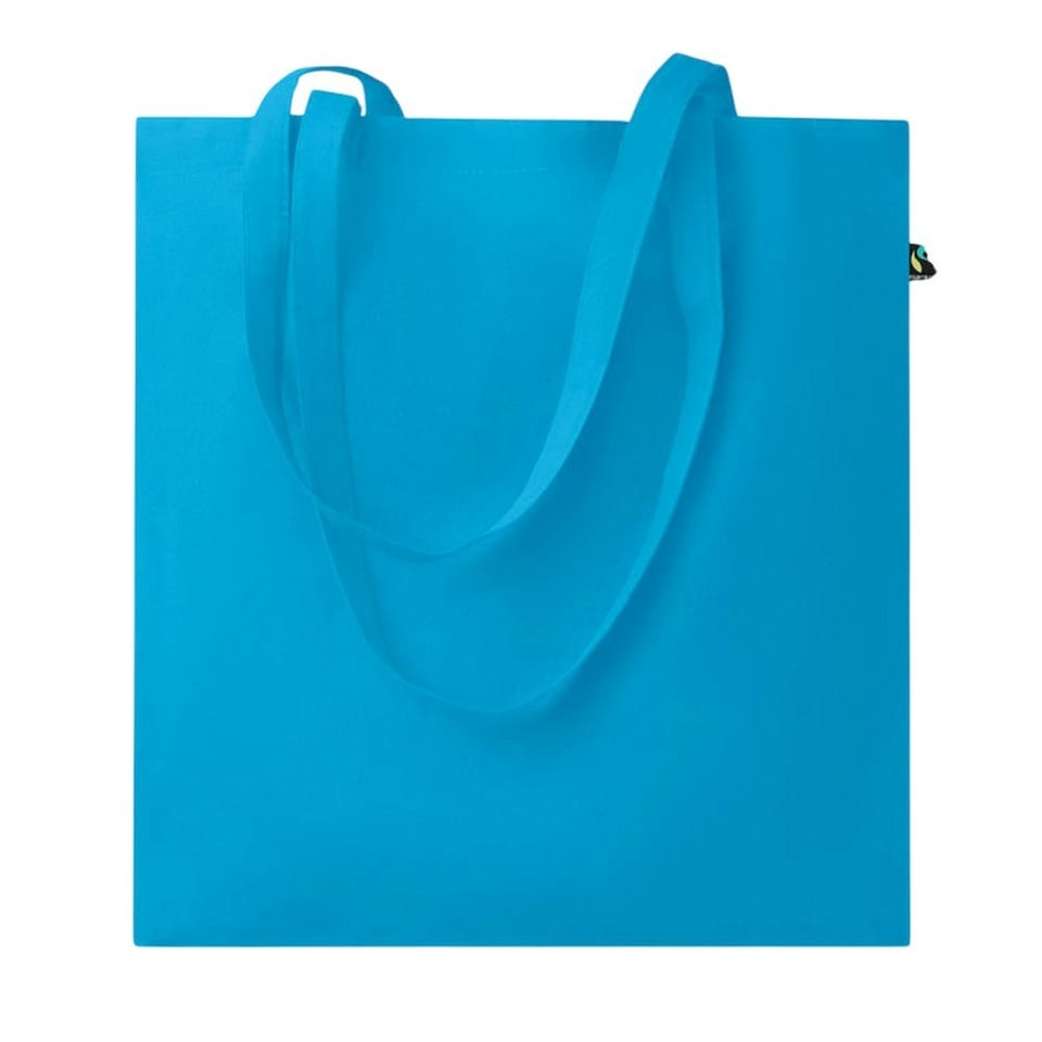 image 1 of MidOcean Osole Colour Fairtrade Shopper Bag - Turquoise - One Size Blue