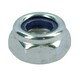image 3 of M6 x 1.0mm Nyloc Nut Fastener Hexagonal Metric Nuts Grade 8 Zinc Plated 50pk