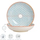 image 6 of Nicola Spring Hand-Printed Sauce Dishes - 10cm - Blue - Pack of 3 | Blue | Blue