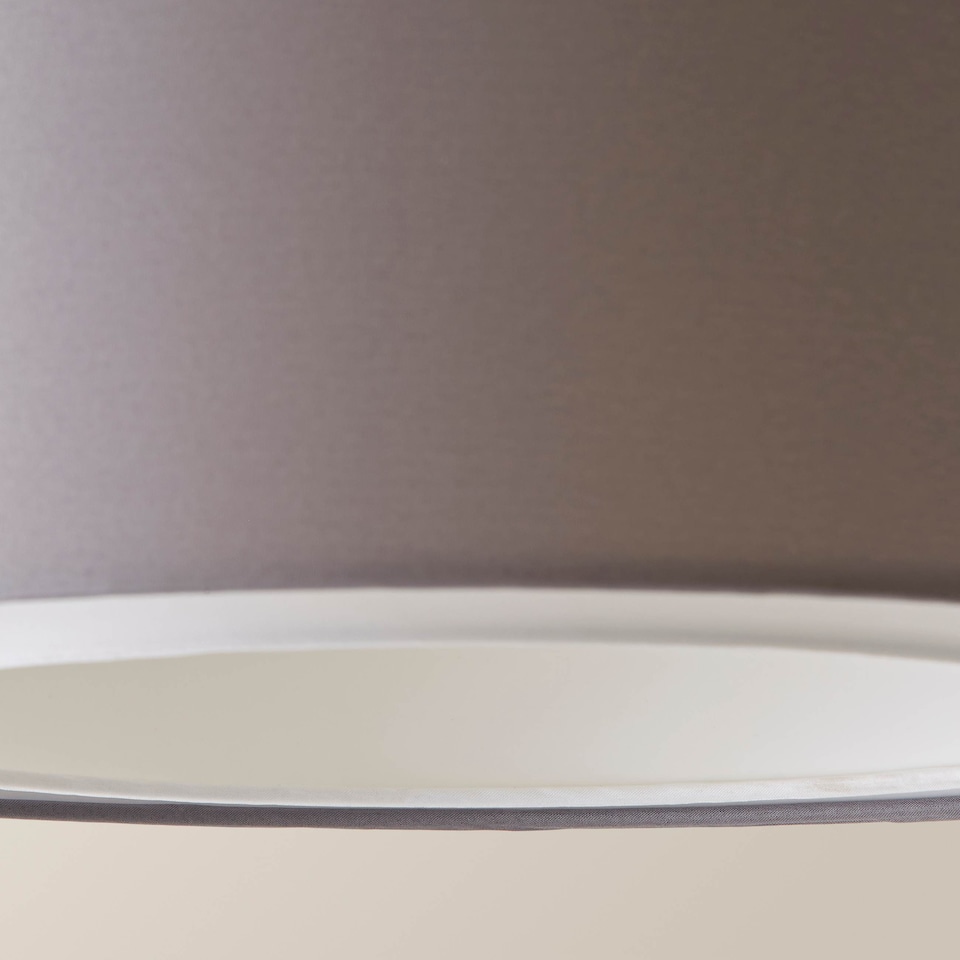 image 1 of ValueLights Sophia Large Grey 2 Tier Ceiling Light Shade | Grey