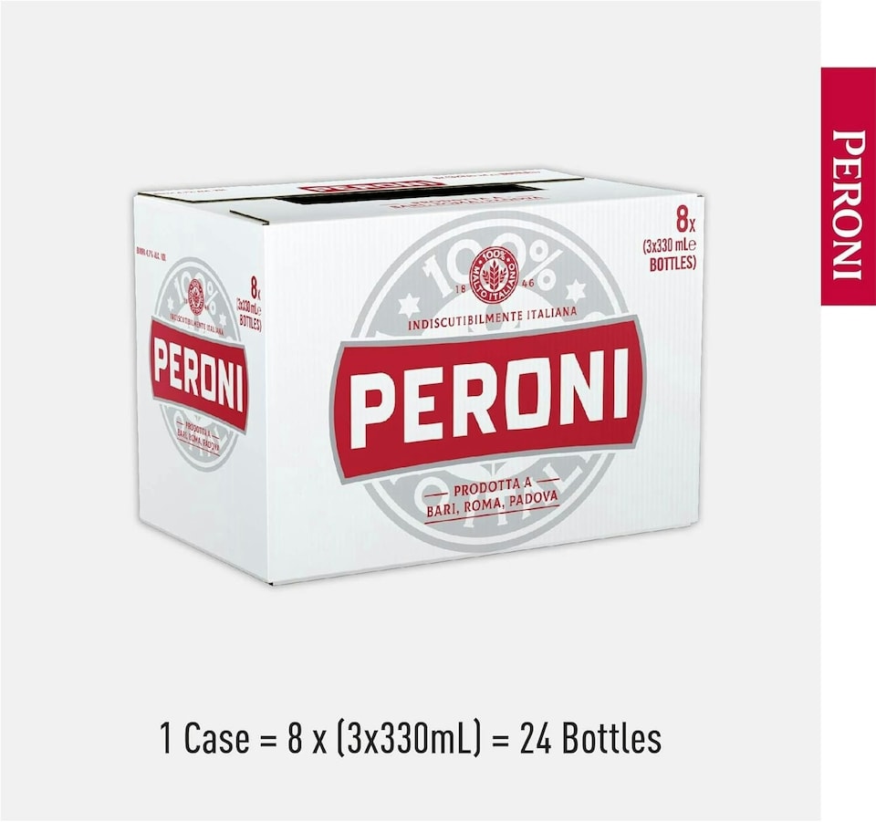 image 1 of Peroni Red 24 x 330ml Bottles