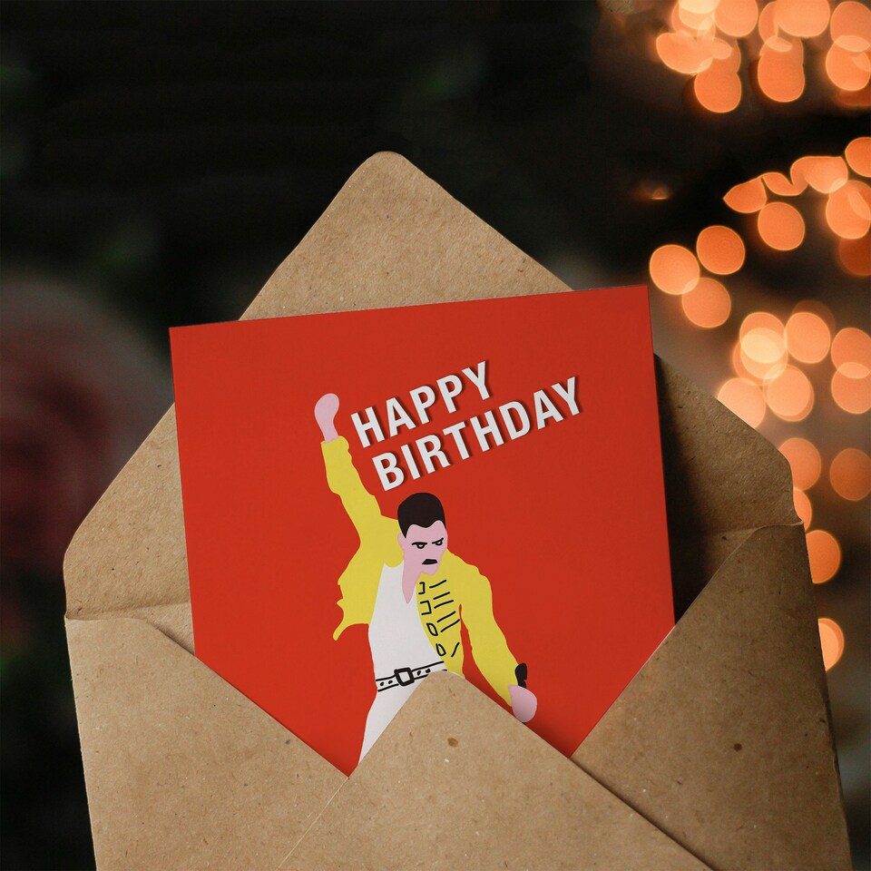 image 1 of Happy Birthday Another Bites the Dust Mercury Birthday Card