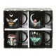 image 4 of Dark Forest Mugs Set Of 4 Blue