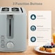 image 7 of HOMCOM Rapid Boil Kettle and Toaster Set Crumb Tray, 1.7L 3000W | Grey