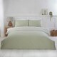 image 2 of Gingham Polycotton Check Polycotton Duvet Cover Set With Pillowcase Green | King