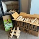 image 3 of Warma Kiln Dried Kindling Wood Bundle - 3 x Large Boxes Kindling, 1 Box 30 Eco Wood Wool Firelighters & Matches