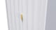 image 5 of Dallas Tall Double Wardrobe in White Matt (Ready Assembled) | White | White Matt