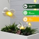 image 3 of Gardenwize 2m Solar Flower LED String Lights Outdoor