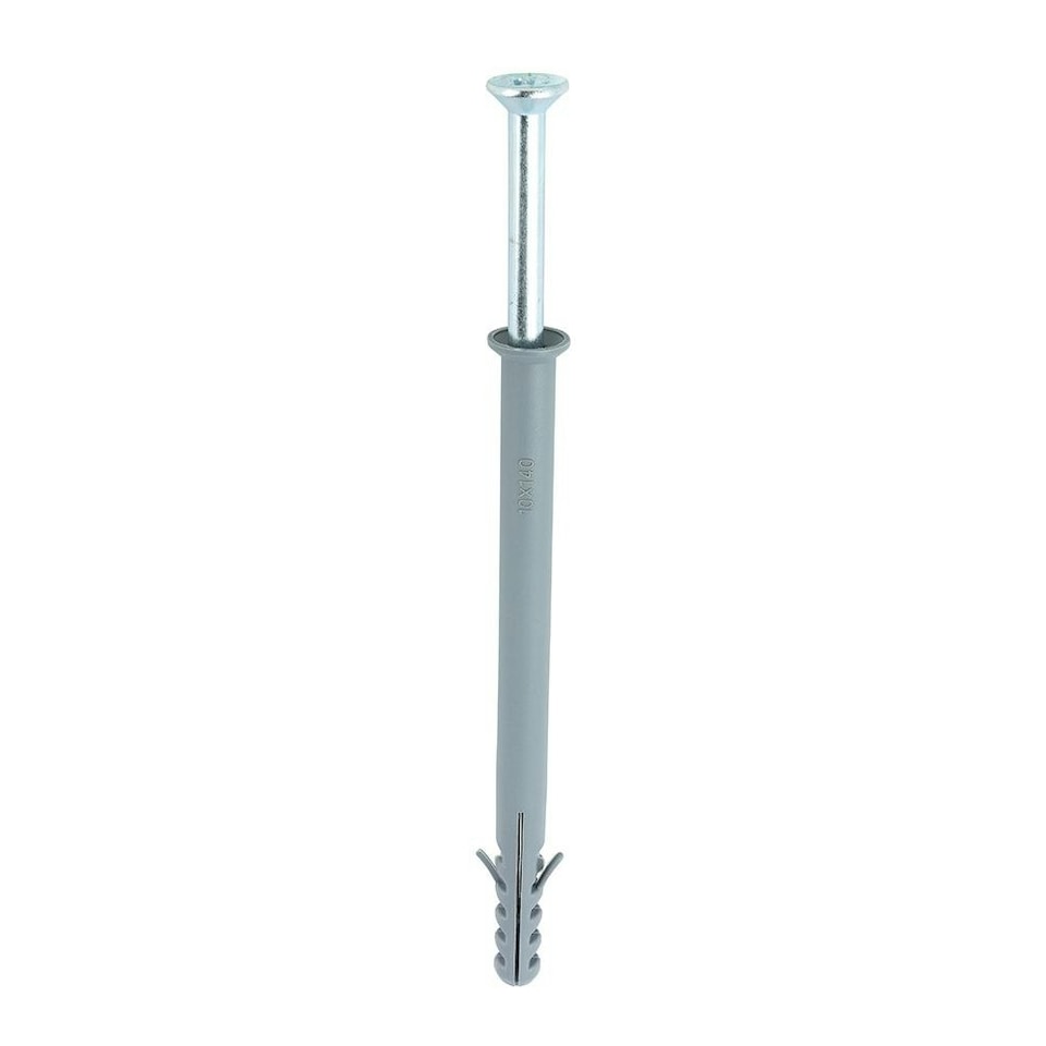 image 1 of Timco - Nylon Frame Fixing - PZ - Zinc (Size 10.0 x 140 - 100 Pieces)