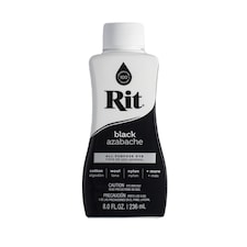 Rit All Purpose Liquid Dye - High Pigment Fabric Colouring Dyes 8oz | Black | Black