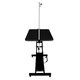 image 3 of Black Hydraulic Grooming Table - Black Table Top