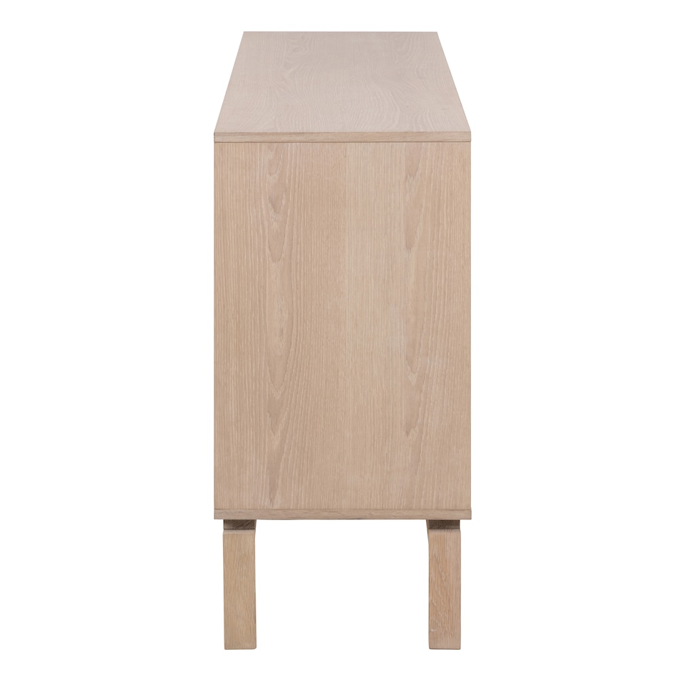 image 1 of Linley 3 Door Sideboard in White Oak