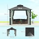 image 5 of Outsunny 3x3m Polycarbonate Hardtop Gazebo, Alum Frame, Grey