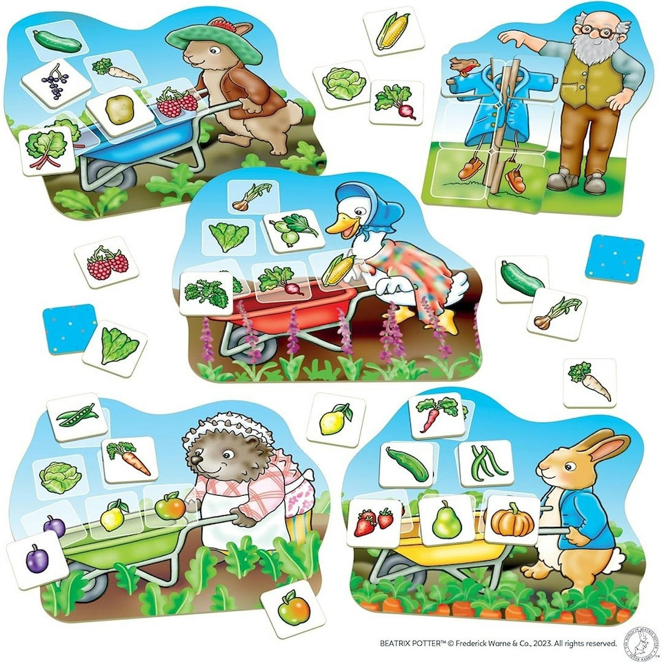 image 1 of Orchard Toys Peter Rabbit Veg Patch Lotto Game
