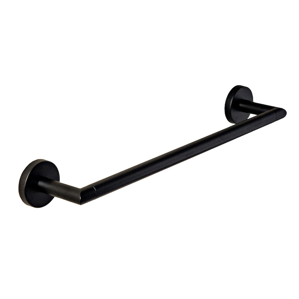 image 1 of COSMIC Towel rack, 40cm, Matt black, Anti-corrosion, Start Collection