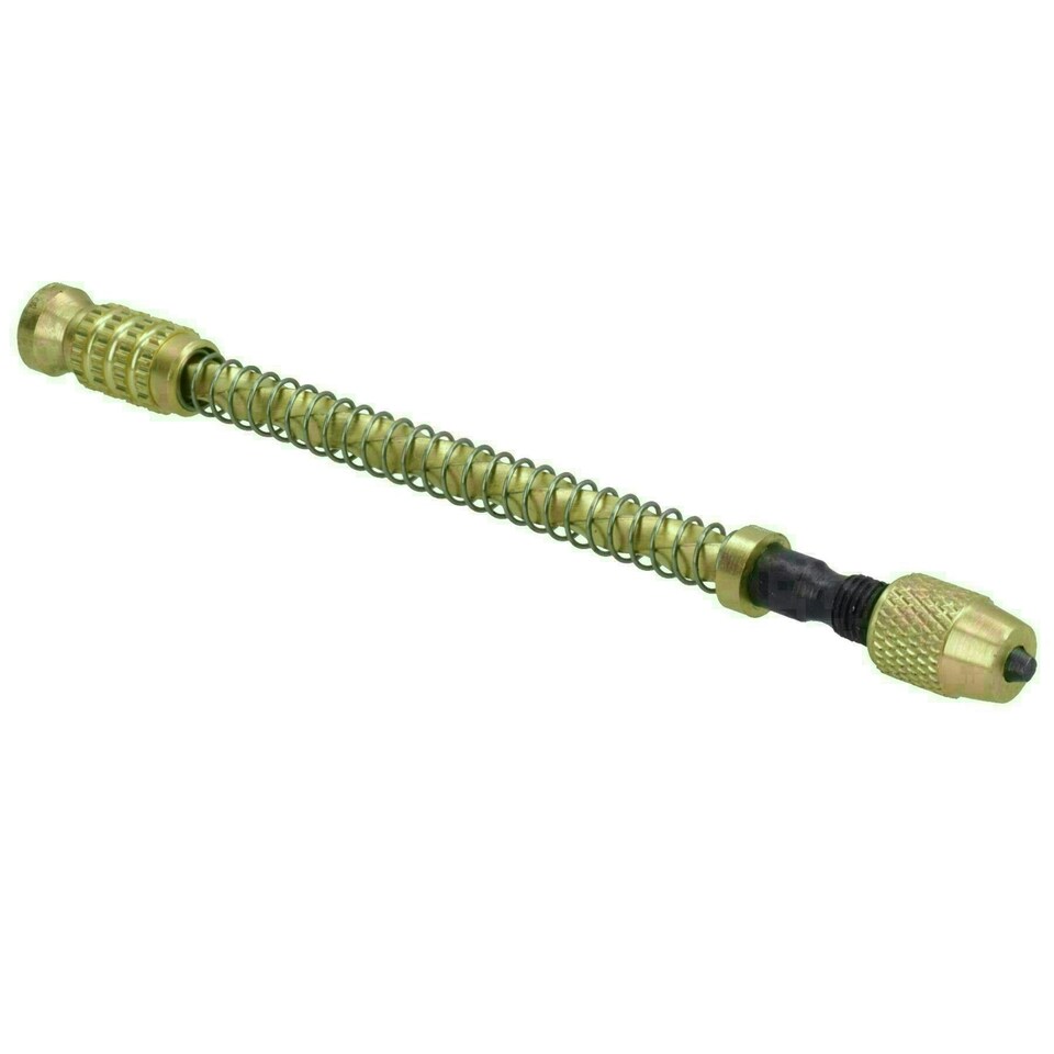 image 1 of Hand Archimedes Drill Model Making Brass Finish Twist Jewellery Craft TE183