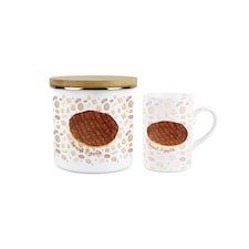 Chocolate Digestive Biscuits Novelty Mug & Canister Gift Set