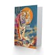 image 2 of Colourful Tiger Japanese Temple Waterfall Him Birthday Card