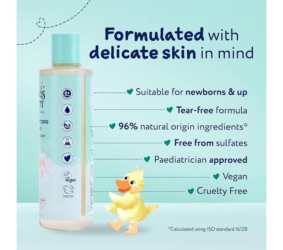 image 1 of Childs Farm Baby Shampoo Body Wash Tear Free Sensitive Skin Soft Scent 250Ml