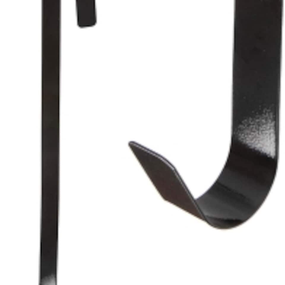 image 1 of 38Cm Metal Wreath Hanger Black - Sleek and Modern Design
