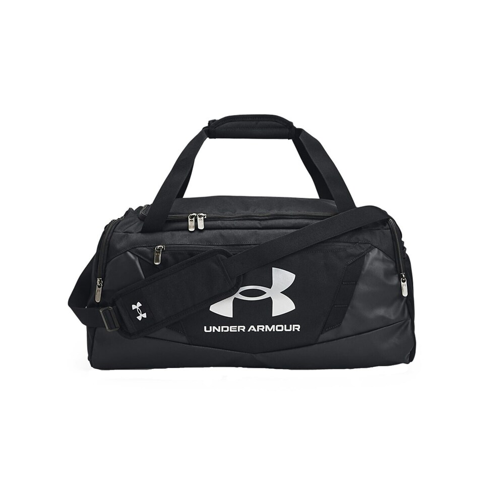 image 1 of Under Armour Undeniable 5.0 Duffle Bag - Black/Metallic Silver - 14.1in x 29.5in x 14.5in Black | 14.1in x 29.5in x 14.5in