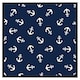 image 2 of Anchors on navy background (Picture Frame) Brown | Oak | XL