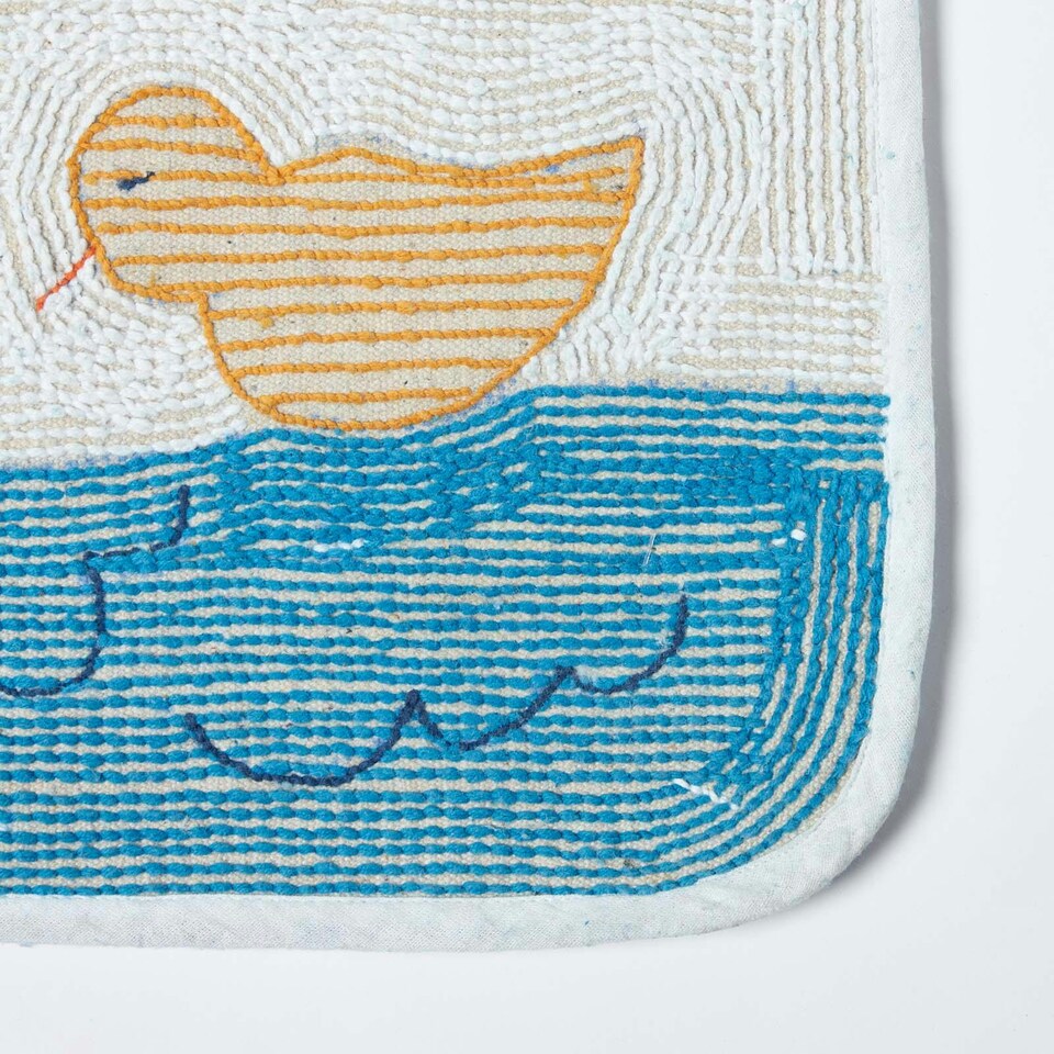 image 1 of Homescapes Duck Pond Pedestal Mat
