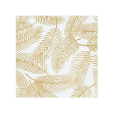 Golden Leaves Splash Back | White