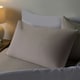 image 2 of OHS 100% Brushed Cotton Soft Cosy Fleece 2 Pack Pillowcases Brown | Natural