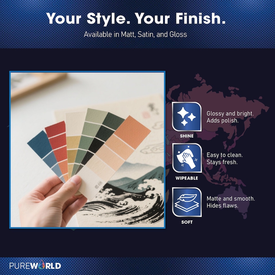 image 1 of PUREWORLD All-in-One Paint & Primer - Multi-Surface Interior & Exterior, Walls & Wood - Pure White - 1L - Matt