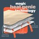image 3 of Silentnight Heat Genie Self Heating Giant Blanket Cream | Natural