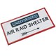 image 3 of Underground Air Raid Shelter Cast Iron Sign Plaque London Wall House Garden