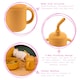 image 2 of Tiny Dining Baby Silicone Training Cup - 170ml - Silver Sage Green