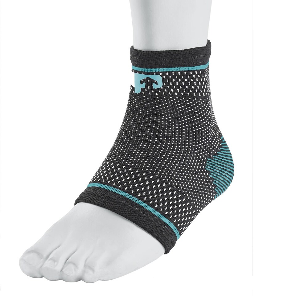 image 1 of Ultimate Performance Ultimate Compression Elastic Ankle Support, Large, Black/Blue, 10-12 UK
