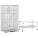 image 6 of Yaheetech 175.5 cm Tall Extra Large Pet Cage for Small Animals White
