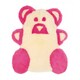image 1 of Eastern Counties Leather Sheepskin Teddy Bear Rug - Pink - One Size