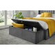 image 2 of Deluxe Velvet Charcoal Blanket Box