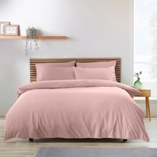 Catherine Lansfield So Soft Non-Iron Duvet Cover Set | Pink | Blush Pink | Super King