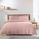 image 1 of Catherine Lansfield So Soft Non-Iron Duvet Cover Set | Pink | Blush Pink | Super King