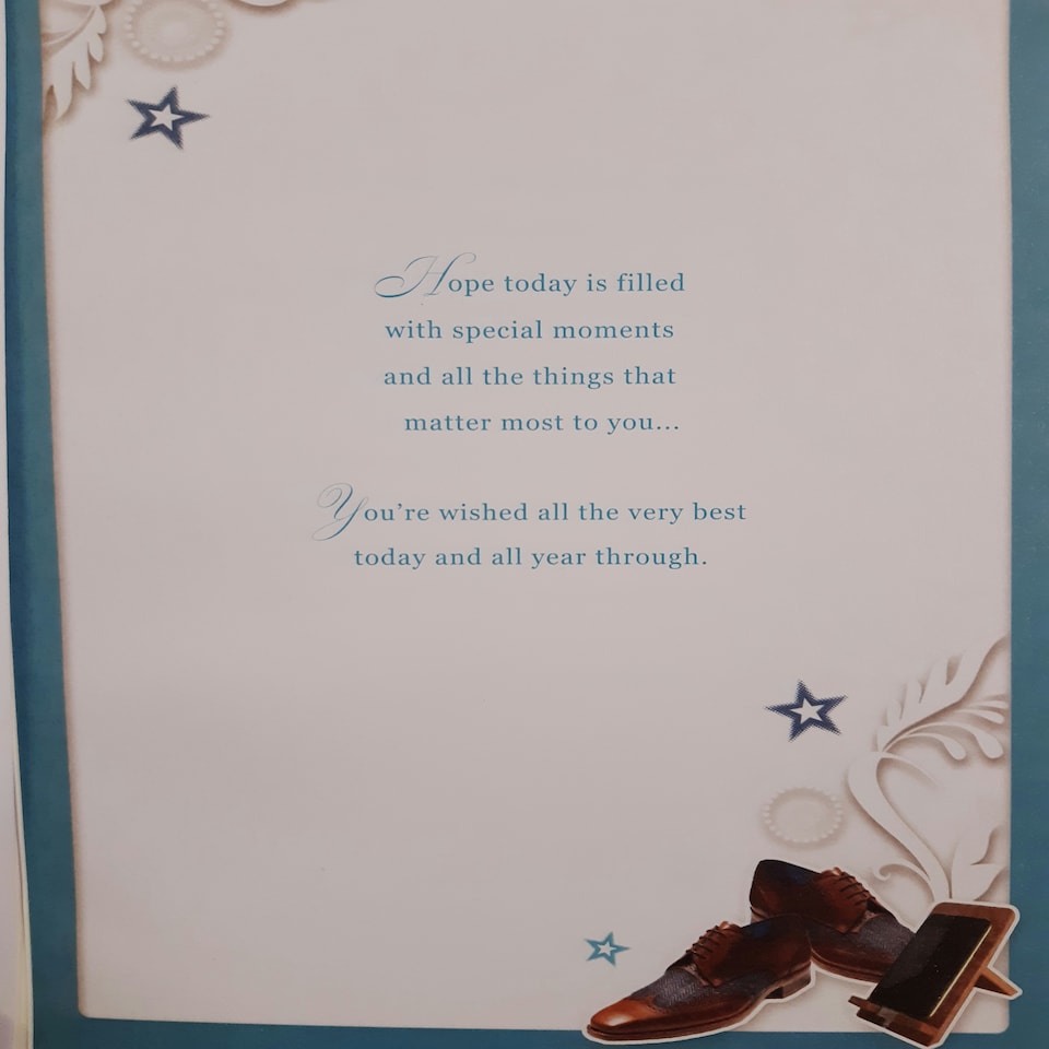 image 1 of 50th Birthday to Special Son Opacity Card