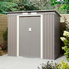 Rowlinson Trentvale Metal Shed 6x4 Pent Roof