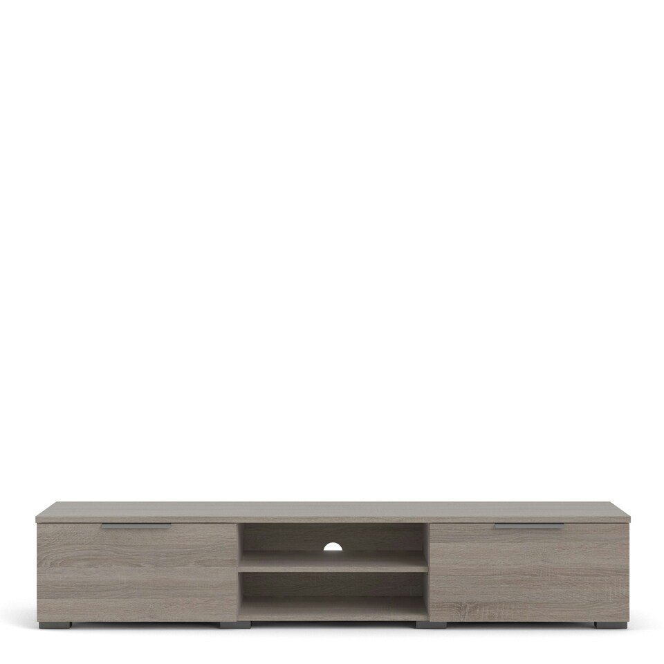 image 1 of Match TV Unit 2 Drawers 2 Shelf in Truffle Oak