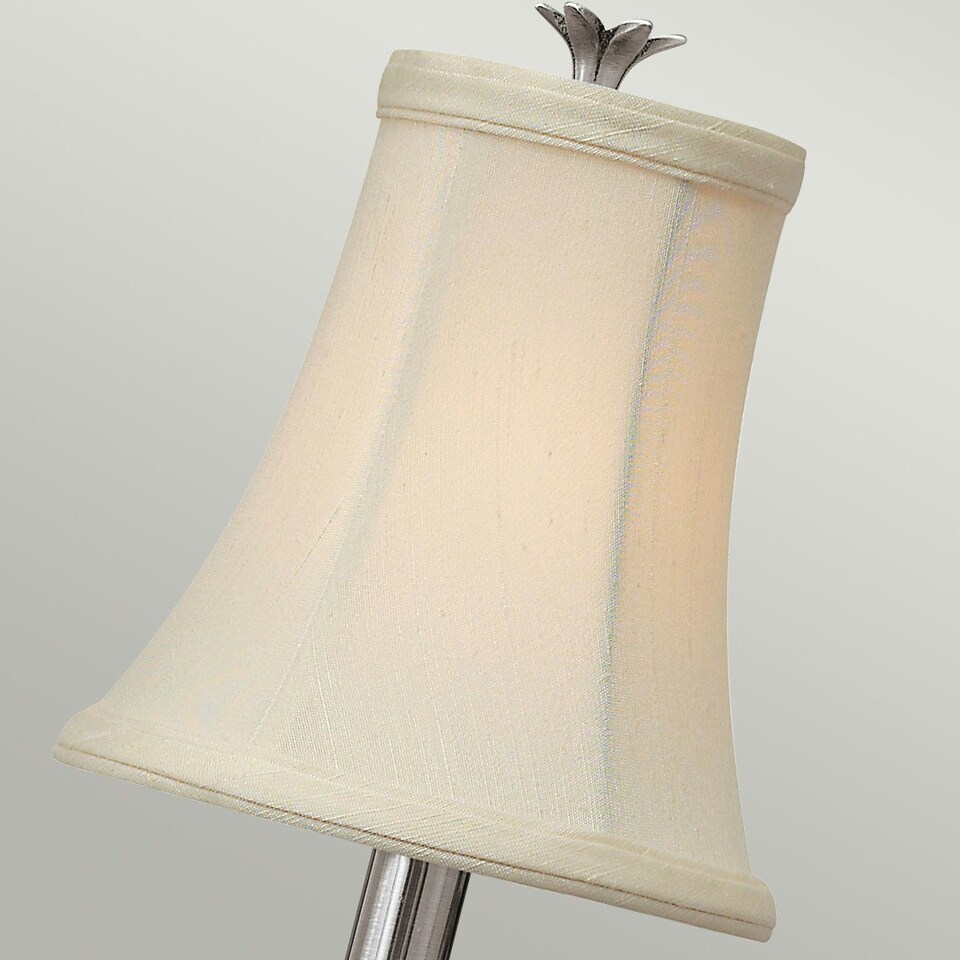 image 1 of Plantation 1 Light Indoor Candle Wall Light Polished Antique Nickel, E14
