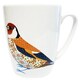 image 1 of Queens Paradise Birds Goldfinch Fine China 400ml Oak Mug | Multi | 1