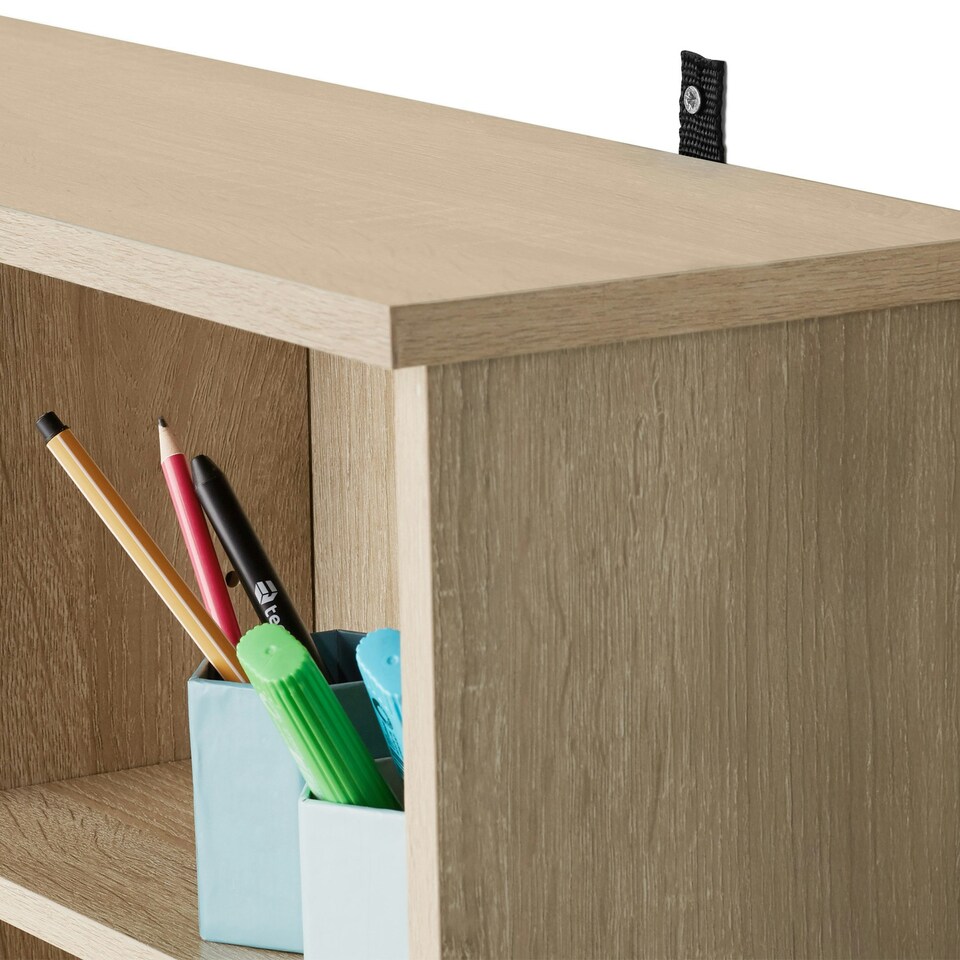 image 1 of Shelves Stevie - 21 compartments, height-adjustable, removable shelves Brown | Wood Light, Oak Sonoma