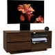 image 2 of Centurion Supports Gallus Walnut with 2-Walnut Drawers and 3-Shelf 32"-55" LED/LCD/Plasma Cabinet TV Stand with Mounting Arm | Multi | 1