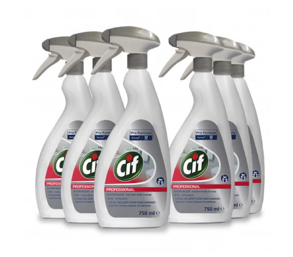 Cif Professional 2in1 Washroom Cleaner 750ml Pack of 6