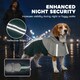 image 4 of PawHut Dog Raincoat with Hood, Dog Rain Jacket, for Medium Dogs, M