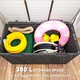 image 4 of Outsunny 380L Garden Storage Box Outdoor Storage Box Waterproof with Lockable Lid and Moulded Handles, Double-Layer HDPE Deck Box, 115 x 60 x 60 cm